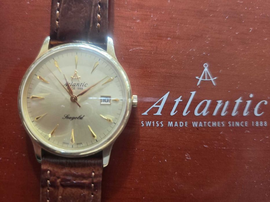 Zegarek męski Atlantic Seagold, 9,4 gr złota, 14k