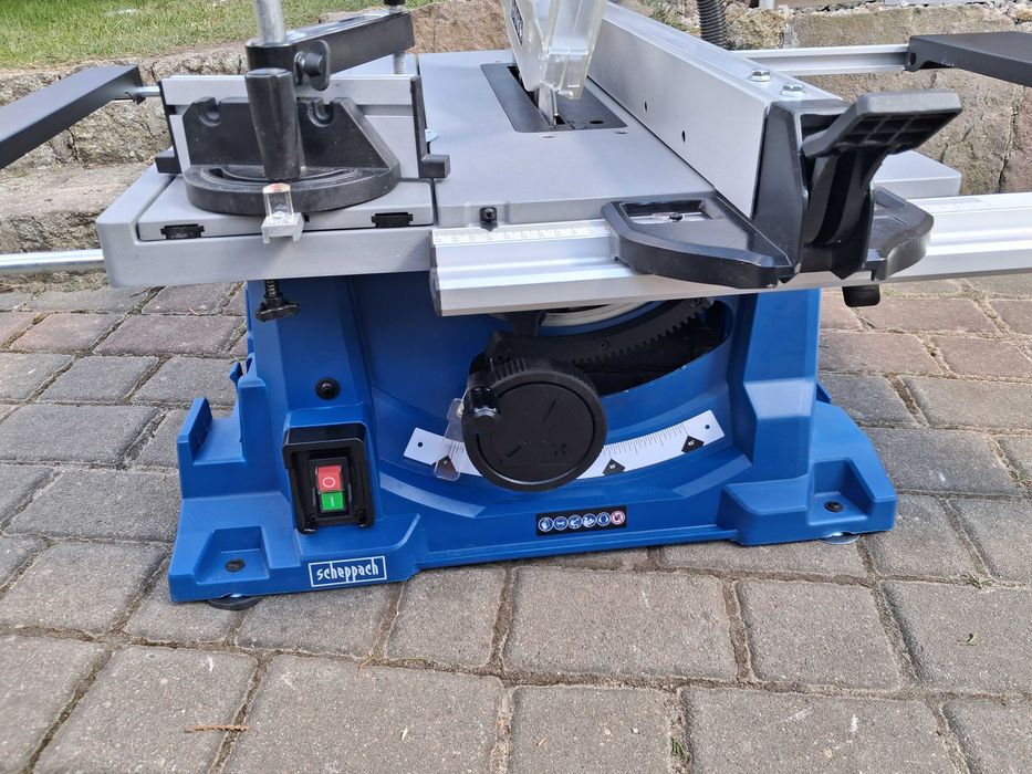 Piła stołowa Scheppach HS115 Rozsuwany Blat Alu 2000 watt Powystawowa
