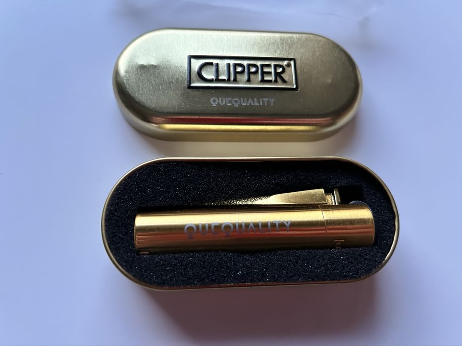 Zapalniczka QueQuality Clipper Quebonafide złota
