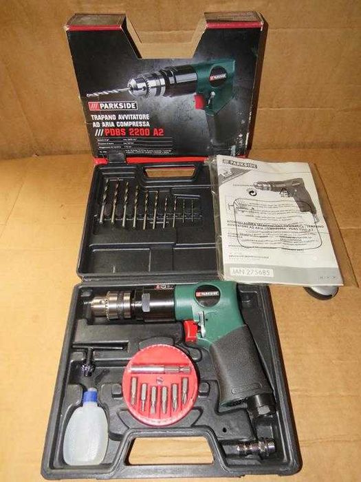 Aparafusadora/Berbequim a ar comprimido Parkside NOVA/ESTREAR!