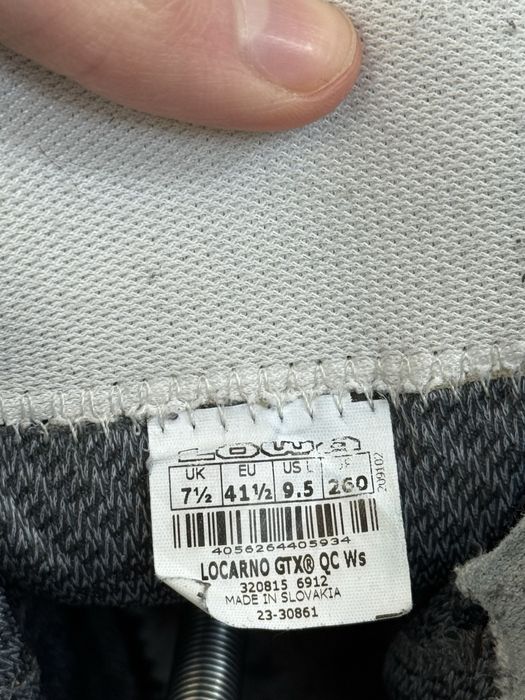 Ботинки  Lowa Locarno GTX на gore-tex