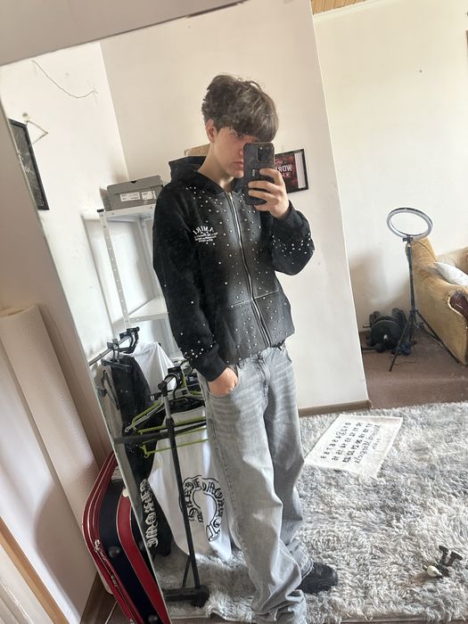 Зіп Худі Amiri Зіпка Амірі Zip hoodie drip dril black
