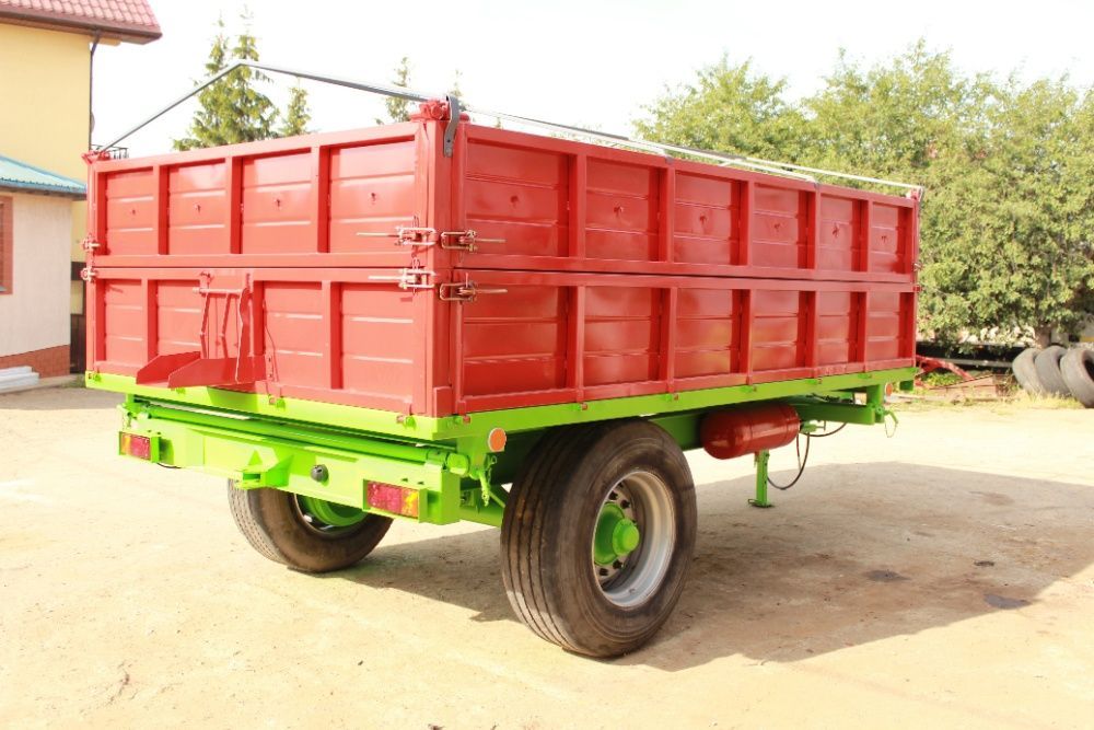 przyczepa wywrotka jednoosiowa tandem 3t - 15t homologacja