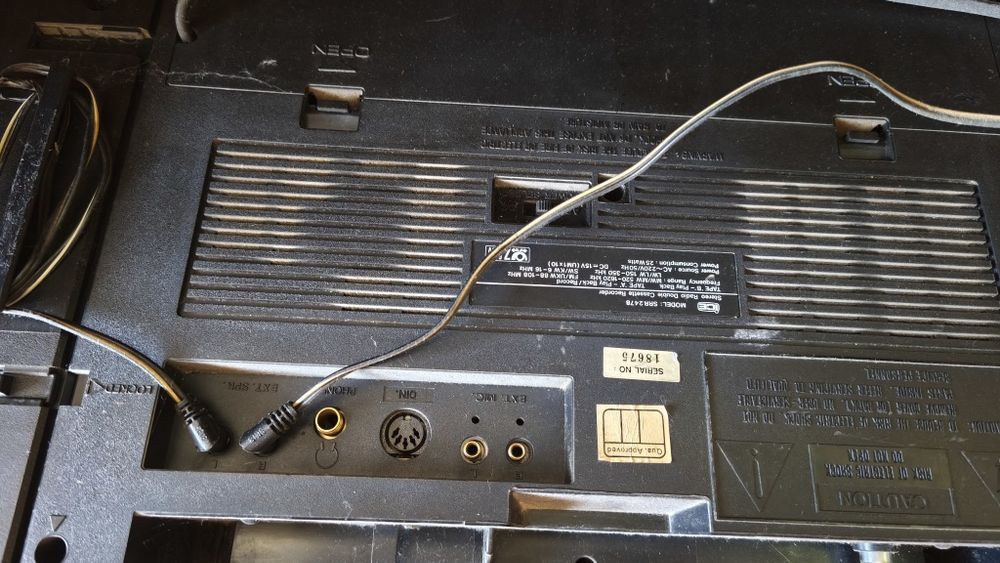 Магнітола вінтажна Бумбокс ICE SRR2478