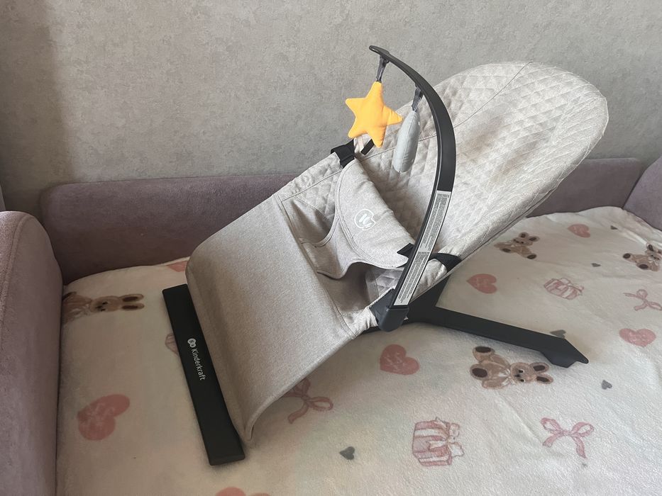 Шезлонг-гойдалка Kinderkraft Mimi Beige