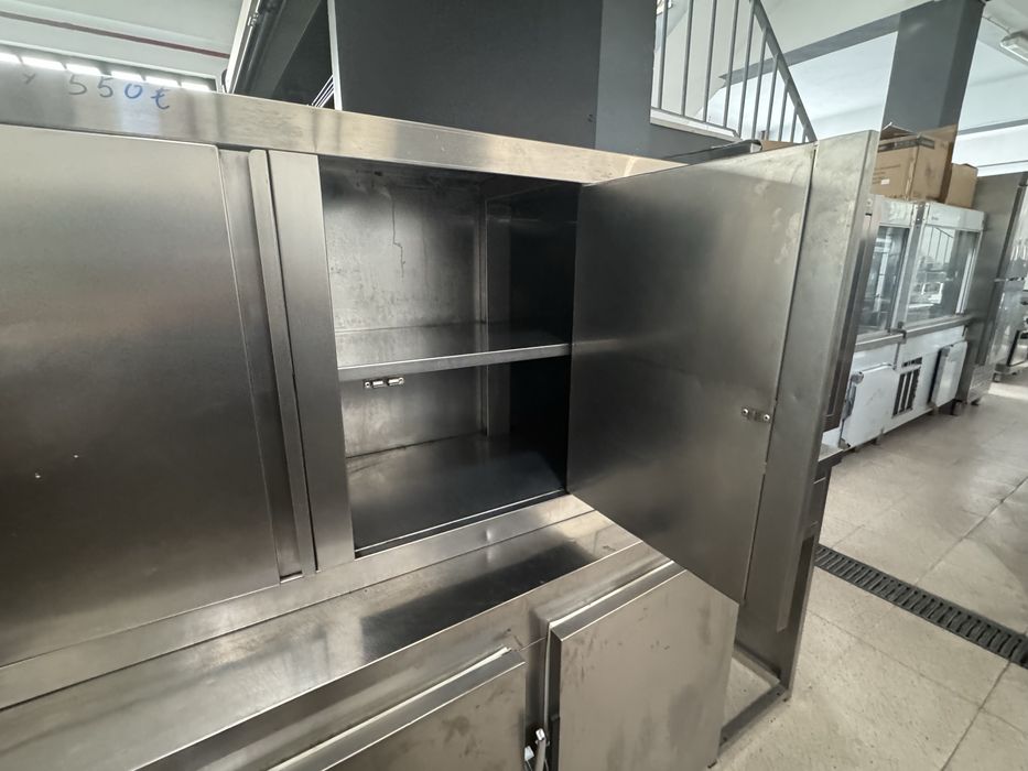 Armario de parede 4 portas inox