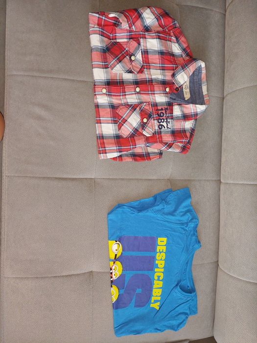 Paka ubrań  w rozmiarze 128