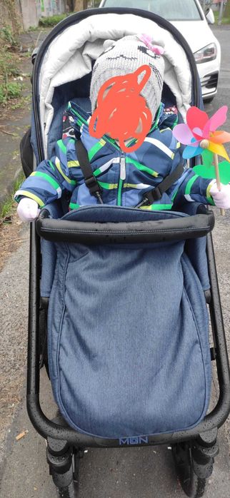 Wózek MOON kompletny stan bdb