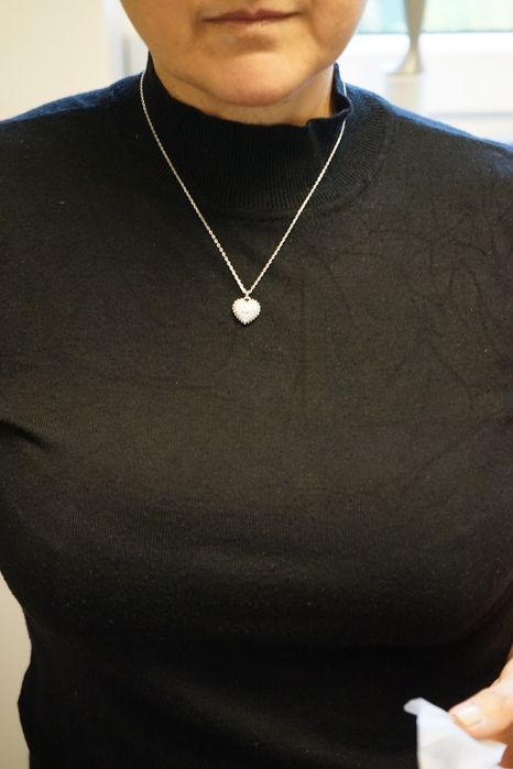 Swarovski Idyllia Pendant Heart – naszyjnik serce