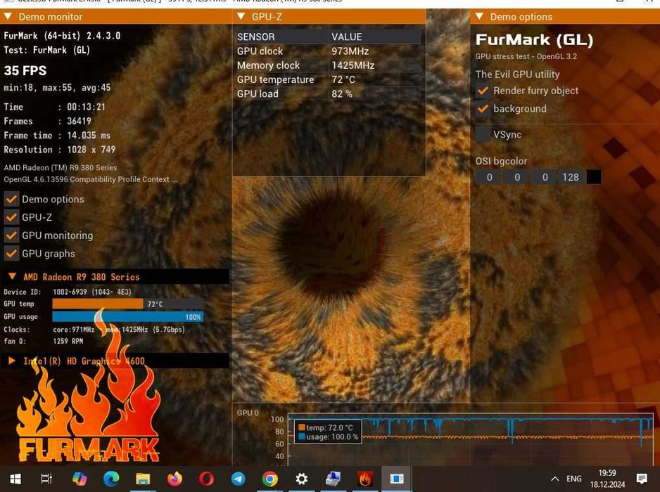 Відеокарта Asus Radeon R9 380X Strix 4GB GDDR5 (256bit) (970/5700)