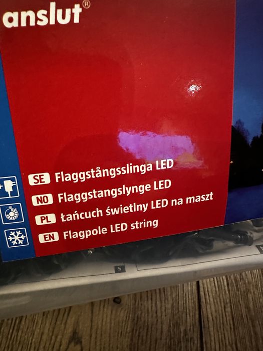 Łancuch świetlny led
