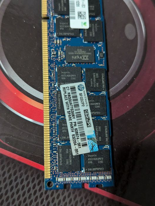 Оперативна пам'ять SK hynix 16GB DDR3 ECC REG 1333MHz сервер Xeon X79
