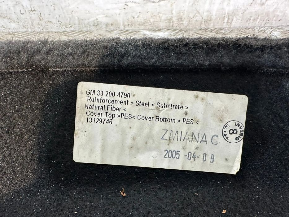 Chapeleira Original GM Opel Astra H 2004 - 2010