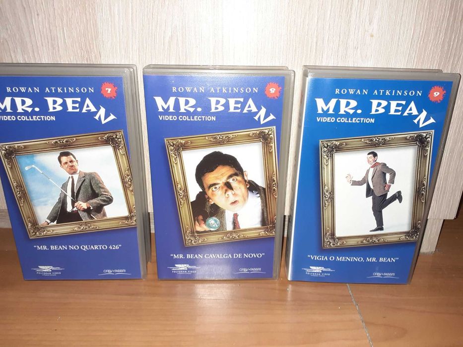 15 cassestes vhs Coleção Mr Bean