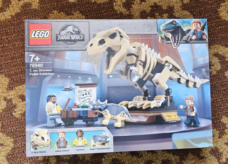 LEGO 76940 Wystawa skamieniałości tyranozaura NOWE Jurrasic World