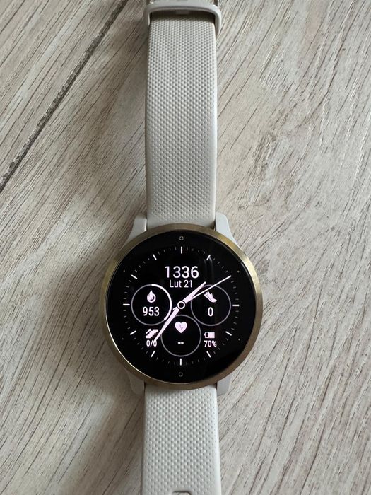 Garmin venu 2 s biało złoty