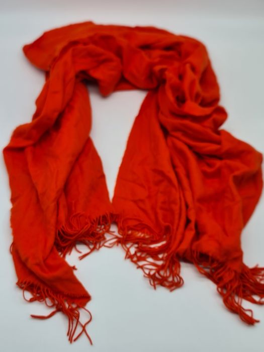 Echarpe senhora laranja