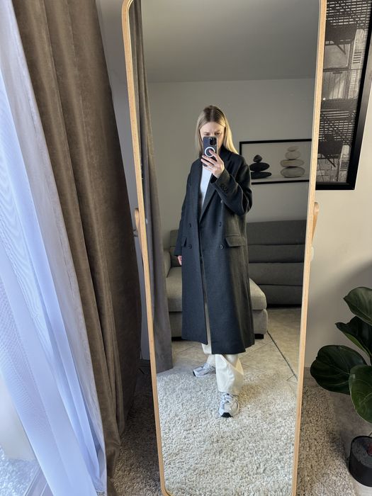 Пальто жіноче zara шерсть вовна вовна XS, S, L