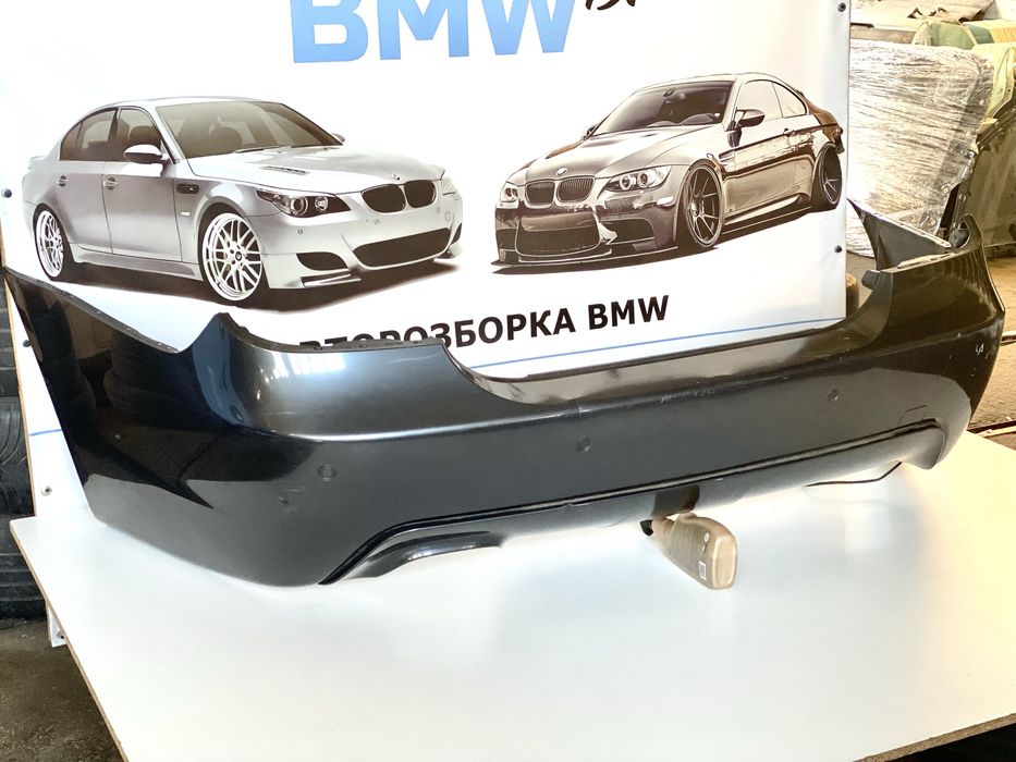 М тех Бампер BMW E60 A68 Platingrau Сірий Задній М Бампер M look Е60