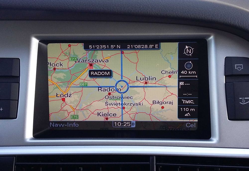 Audi Polskie Menu Aktualizacja Mapy Europy Polski Lektor MMI Concert
