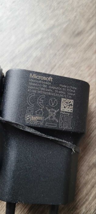 Оригінальний зарядний пристрій Microsoft  Nokia AC-18E Micro-USB 50 шт