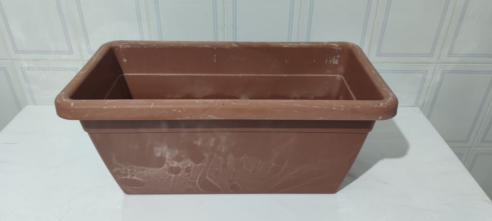 4 Floreiras comprimento 60 cm x 30 cm