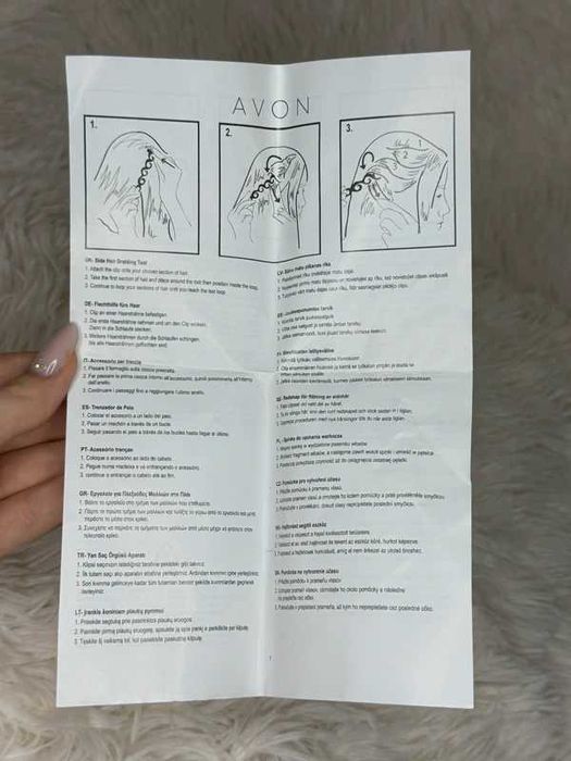Avon | Akcesoria do plecenia warkoczy | Czarne | Zestaw 2 szt.