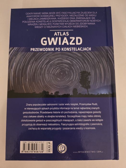 Książka Atlas Gwiazd. Przewodnik po konstelacjach. Przemysław Rudź