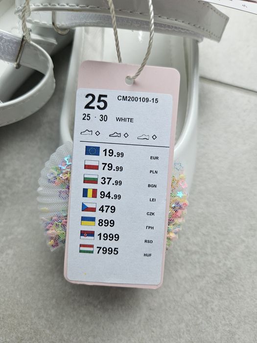 Nowe buciki baleriny 25