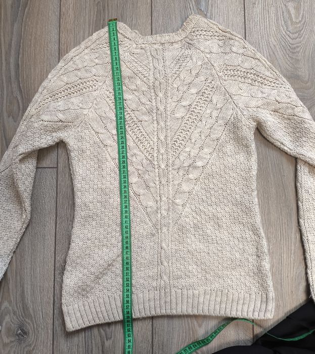 Теплі прямі штани і светр 44 розмір