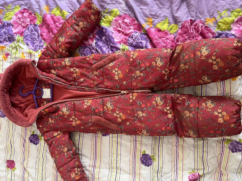 Зимний комбинезон для девочки, 110