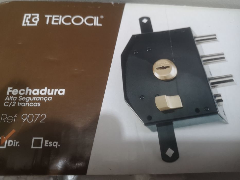 Fechadura de alta segurança de porta de rua