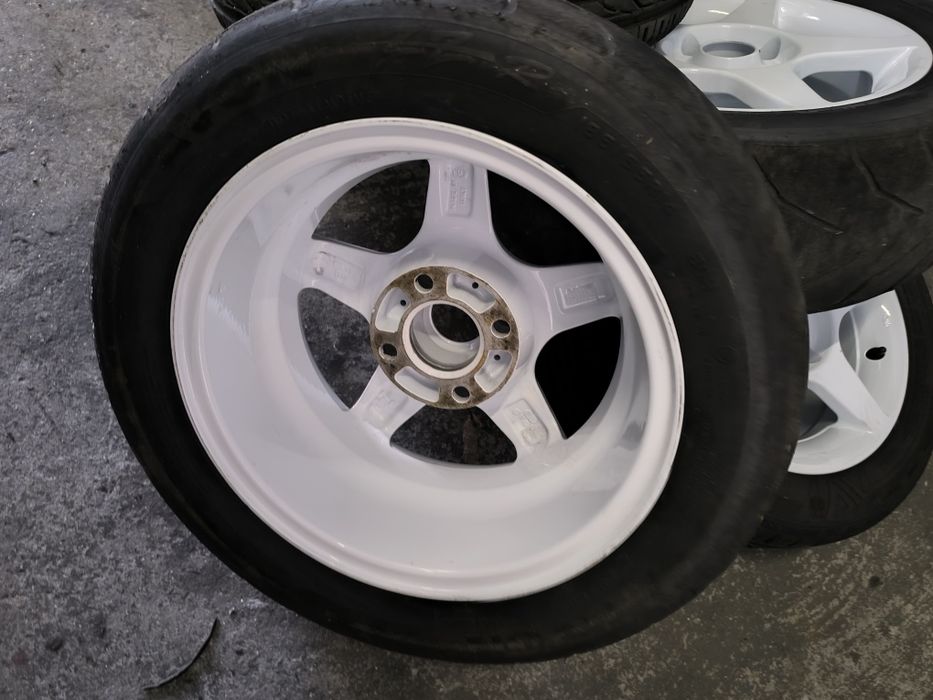 Jantes 14 4X108  ET 16 PSA, 106 e Saxo, pneus 185/55/14  reparadas