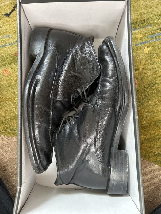 Buty męskie skórzane 40 na obcasie