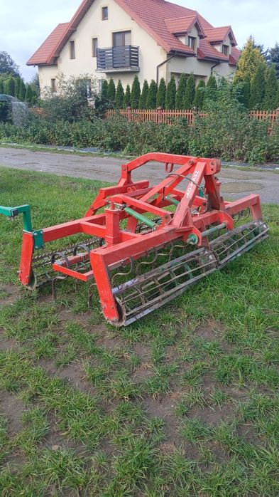 Agregat uprawowo siewny Agromasz 3 metry hydropak  wał strunowy
