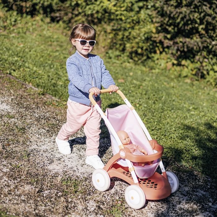 Коляска для ляльки Smoby Baby Nurse Прогулянка Теракотова пудра