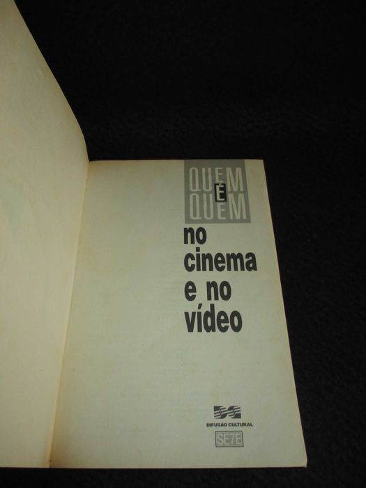 Livro Quem é Quem no Cinema e no Vídeo 1ª edição 1991