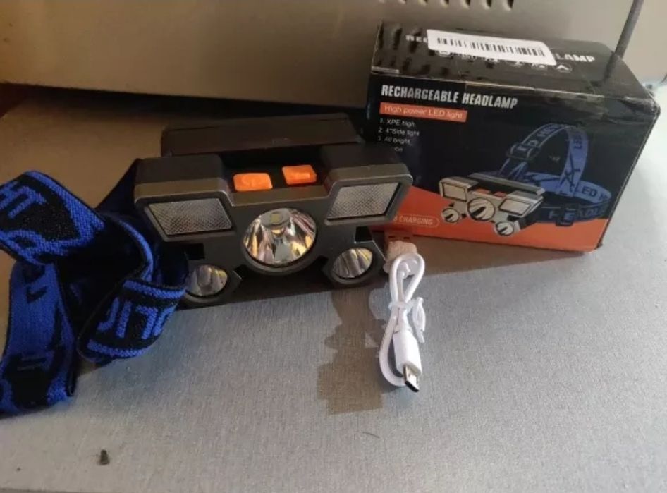 Фонарик налобний аккумуляторный