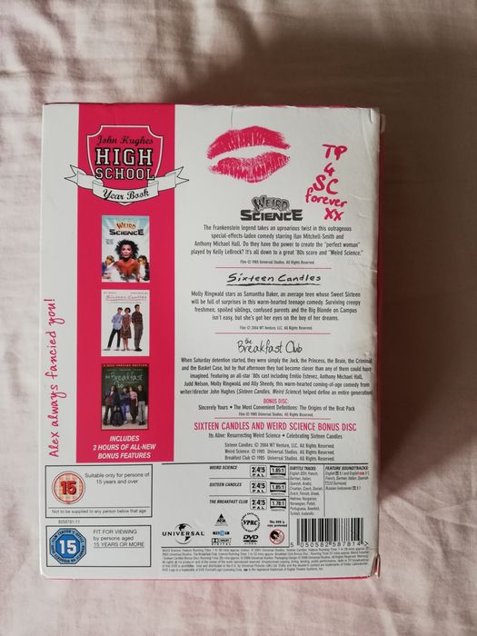 Filmes de John Hughes - edição de coleccionador em dvd (portes grátis
