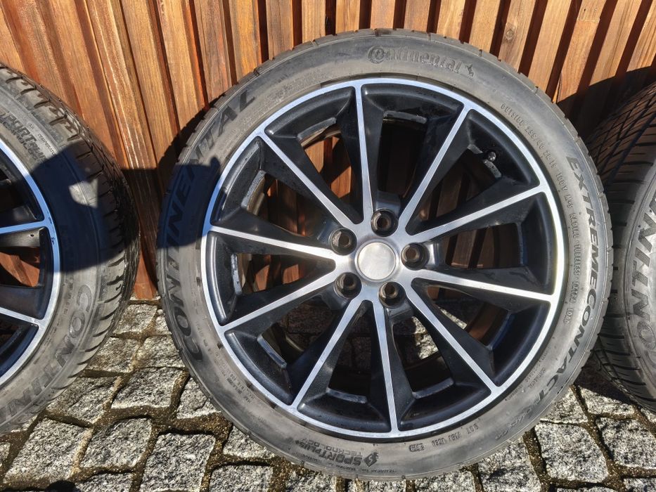 Jantes 19 5×114.3 Ford Mustang Nissan pneus 255/40R19
Possível envio