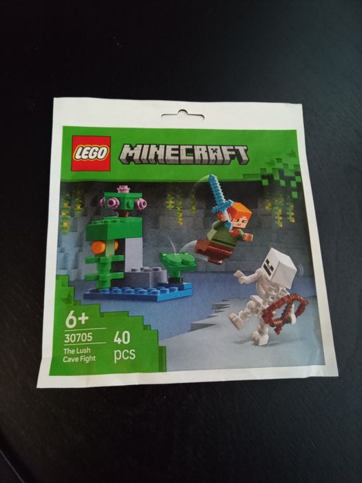 LEGO Minecraft 30705 minifigurki Alex+Szkielet Łucznik minizestaw