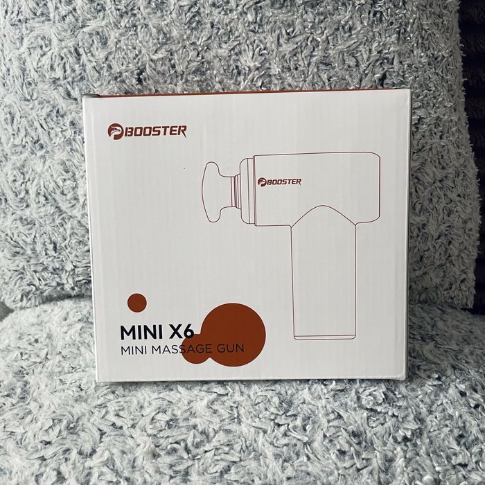 Booster mini pistolet do masazu fioletowy nowy na prezent