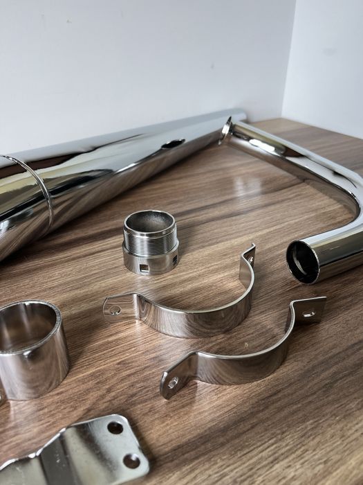 NOWY DUELLS komplet zestaw wydechowy tłumik MZ ETZ 251