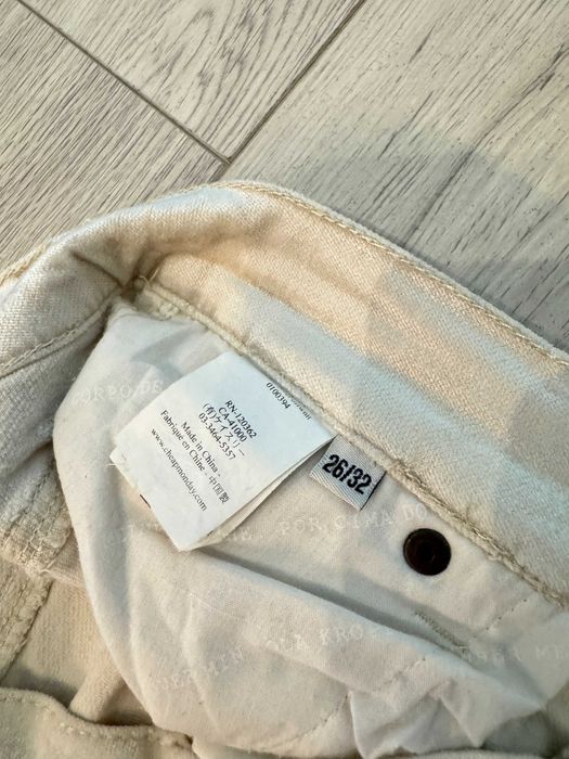 Beżowe spodnie z efektem weluru Cheap Monday