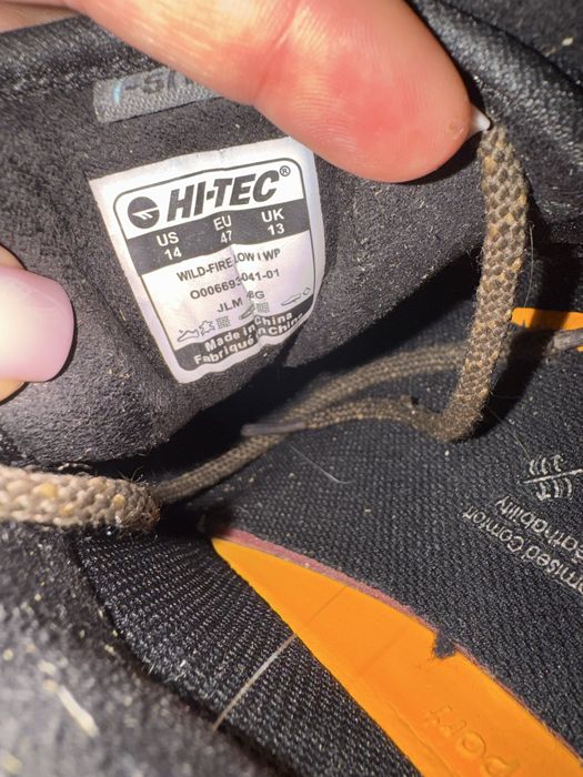 Ботінки Hi - Tec Wild - Fire Low Waterprof ( 47 p )