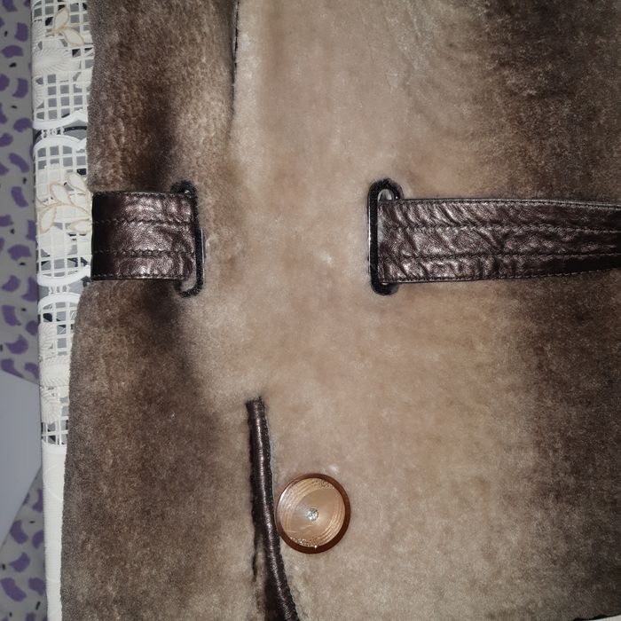 Полушубок,  мутон, Туреччина, р.54 , спідниця в подарунок