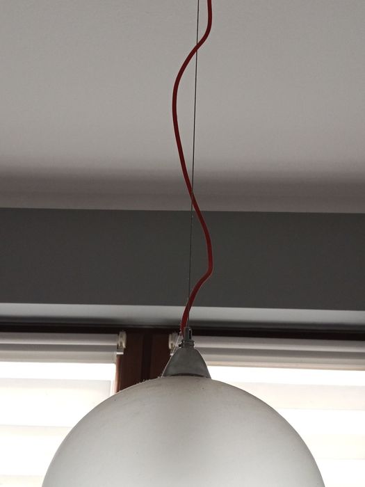 Lampa kuchenna do holu szklany klosz