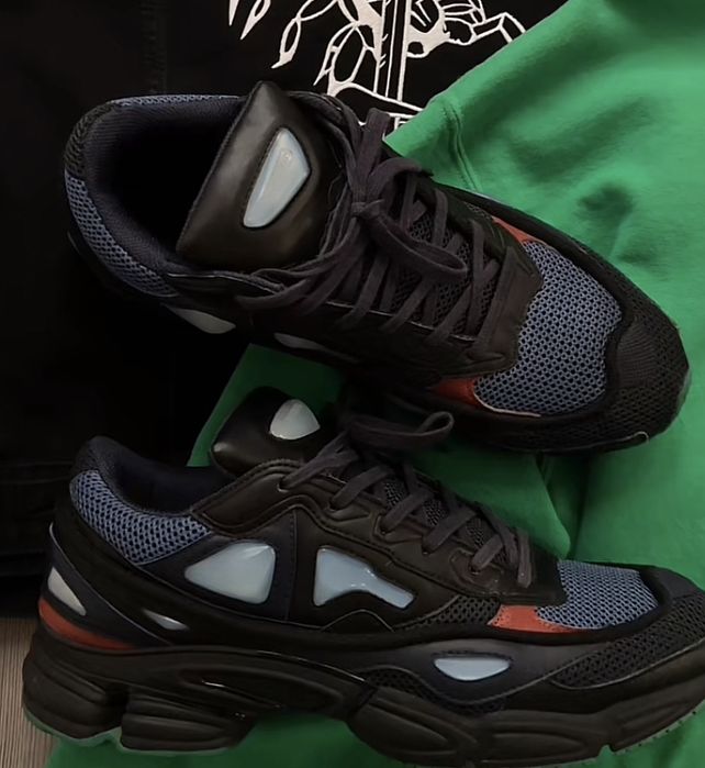 RAF SIMONS × adidas ozweego Ⅱ 箱付 Чоловічі кросівки Adidas x Raf Simons Ozweego 2 Marine/Black