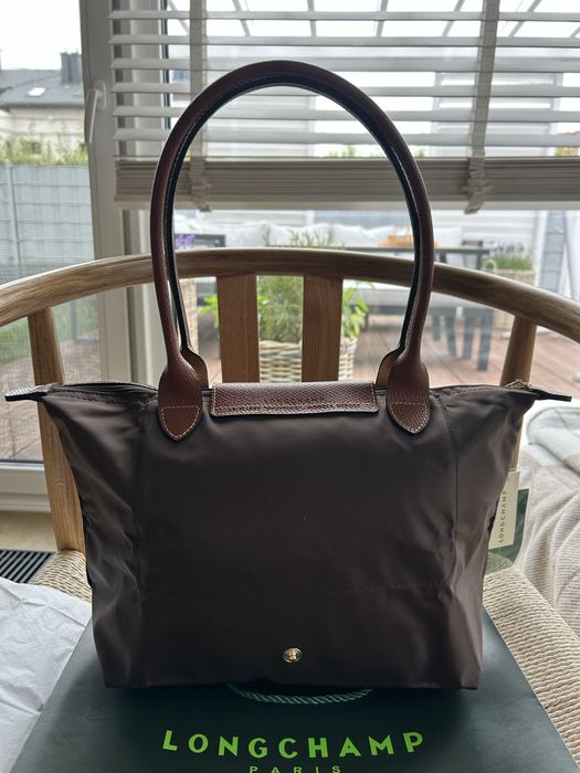 Longchamp torebka brązowa M