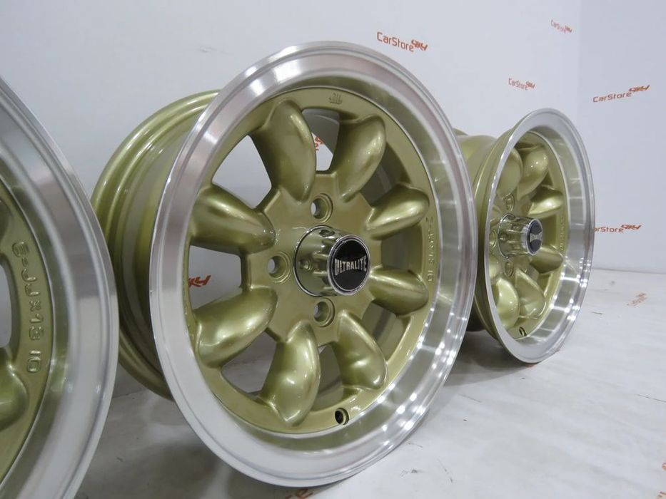 Jantes Ultralite 13x6 ET10 4x101.6 Douradas + Aba Polida